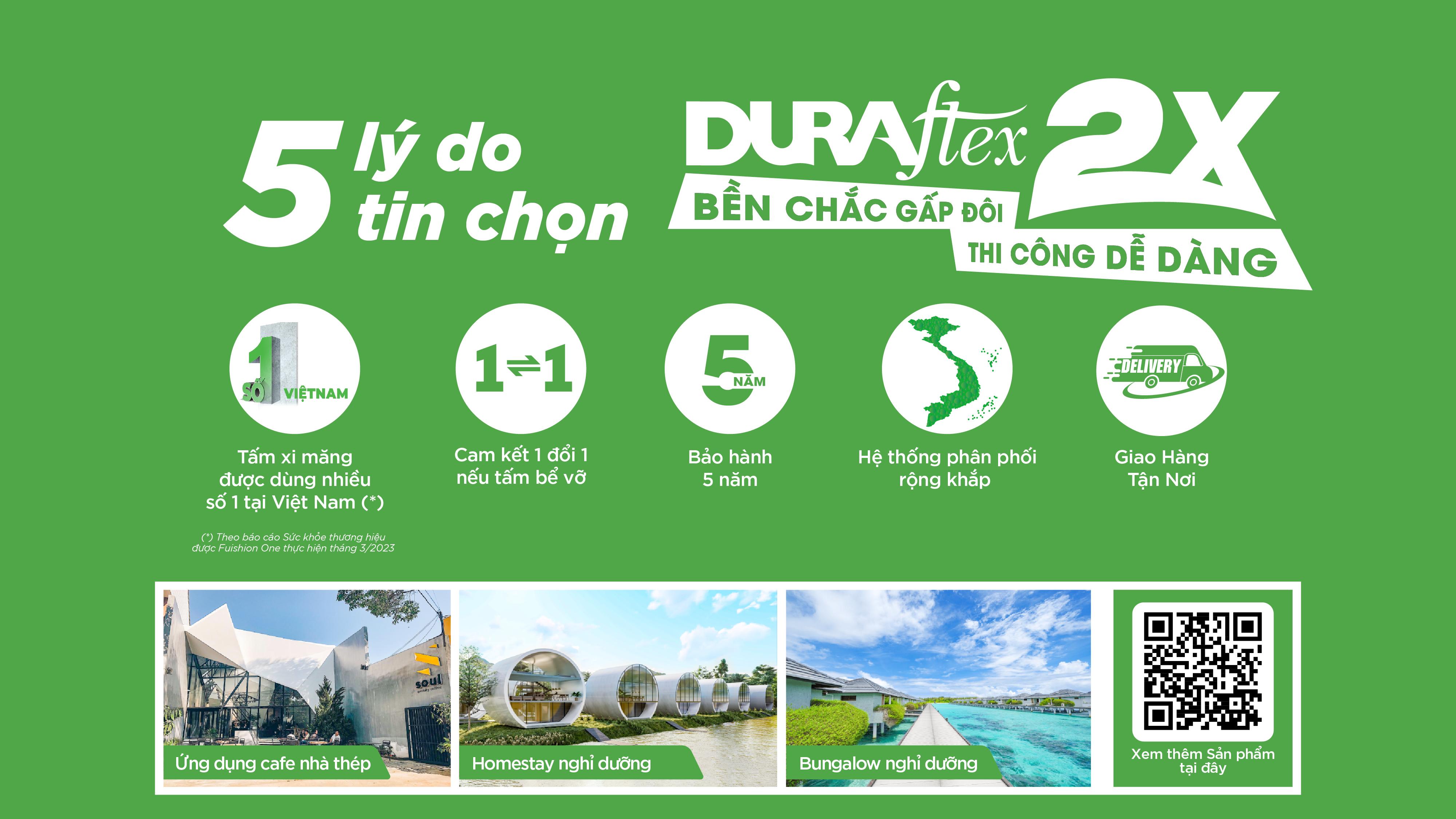 5 lý do nên chọn tấm xi măng sợi DURAflex 2X